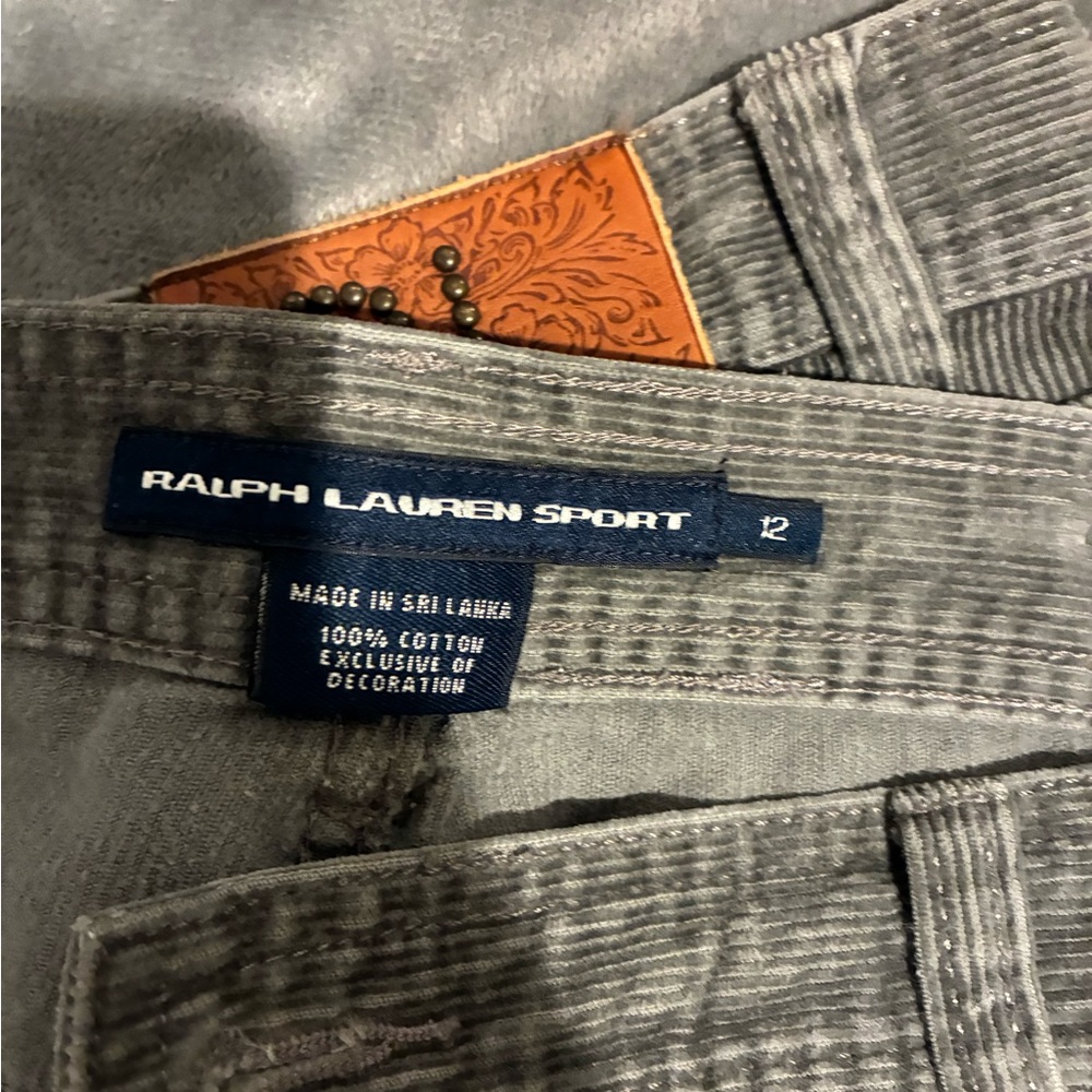 Ralph Lauren Gray  with Vintage Wash size 12